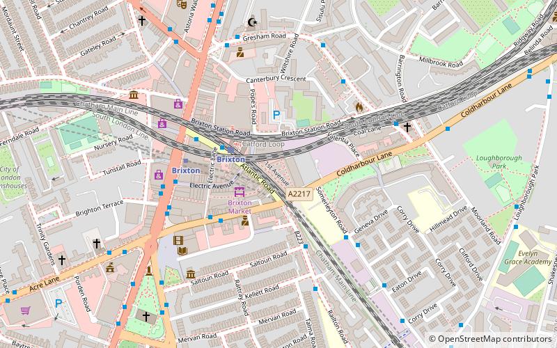 brixton village londyn location map