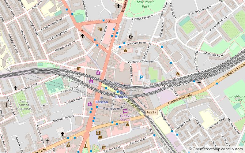 Brixton Mosque location map