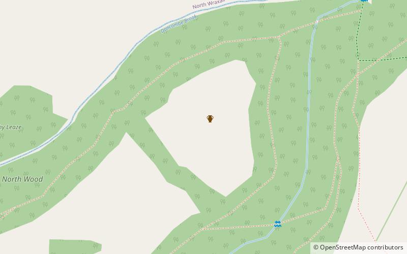 bury camp park wodny cotswold location map
