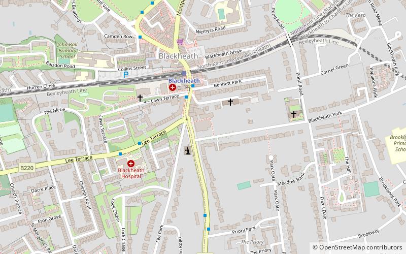 Blackheath Halls location map