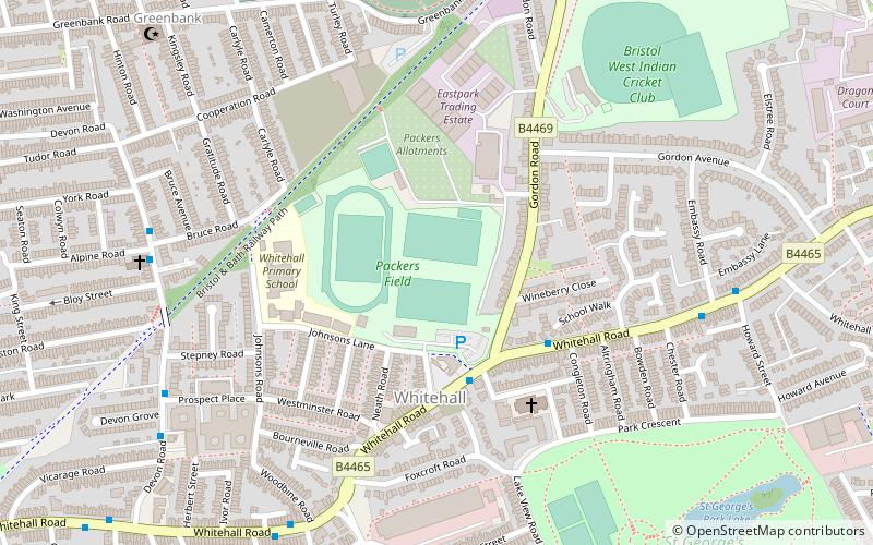 Greenbank Cricket Ground location map