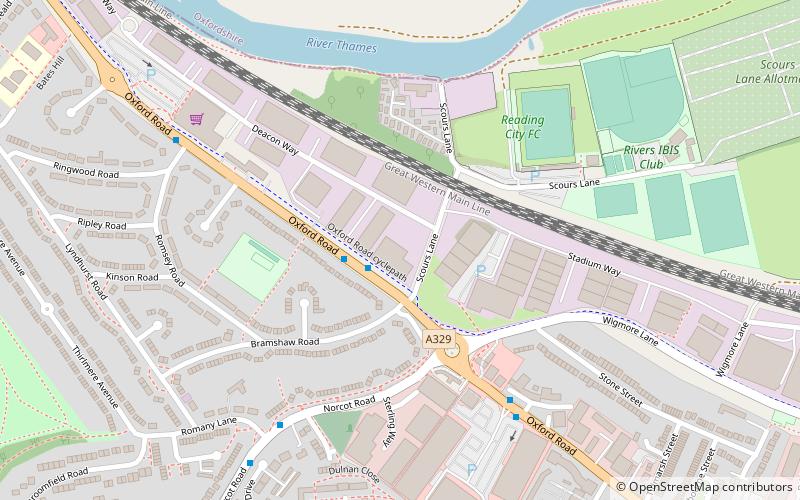 Oxford Road location map