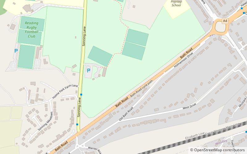 Sonning Lane location map