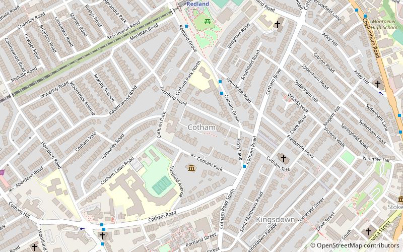 Cotham location map