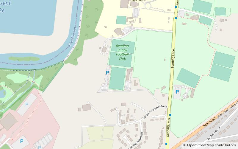 holme park reading location map