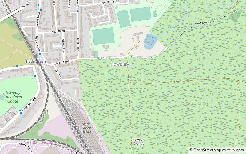 Slade Green location map