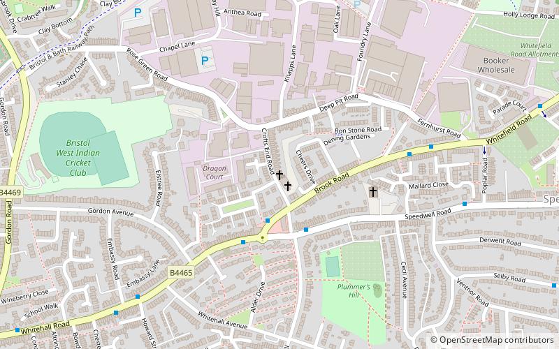 Crofts End Church location map