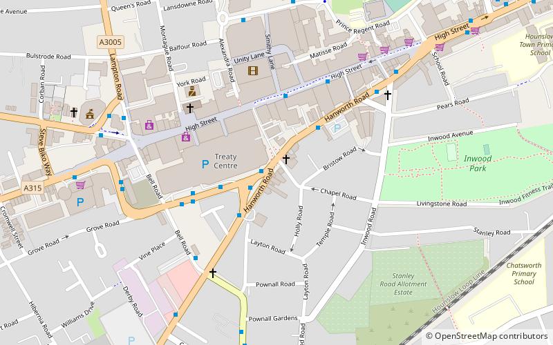 london borough of hounslow location map