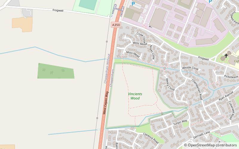 Vincients Wood location map