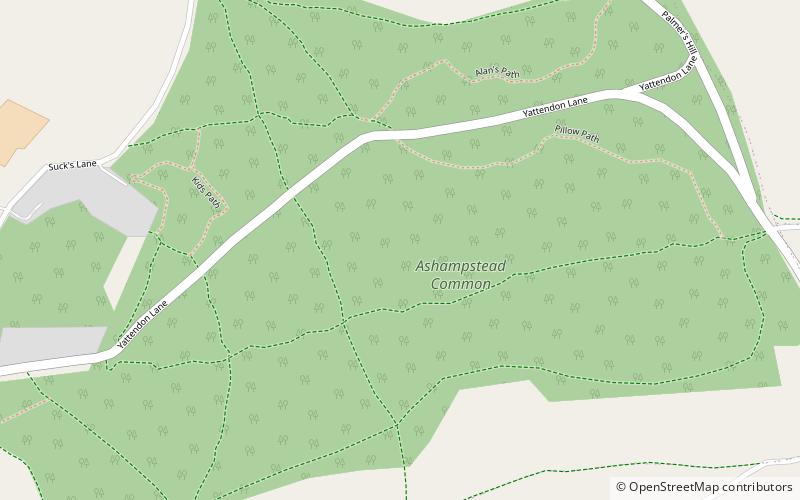Ashampstead Common location map