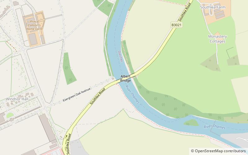 Albert Bridge location map