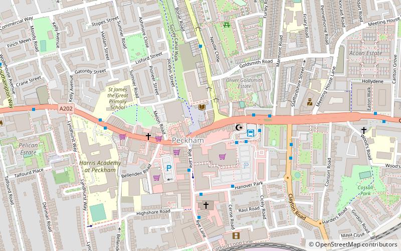 Peckham Platform location map