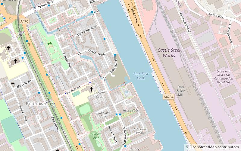 Atlantic Wharf location map