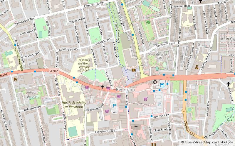 Peckham Arch location map