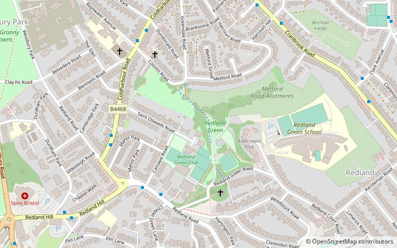Redland Green location map