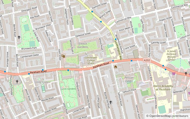 South London Gallery location map