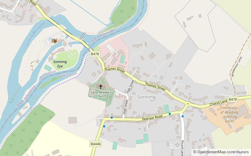Deanery Garden location map