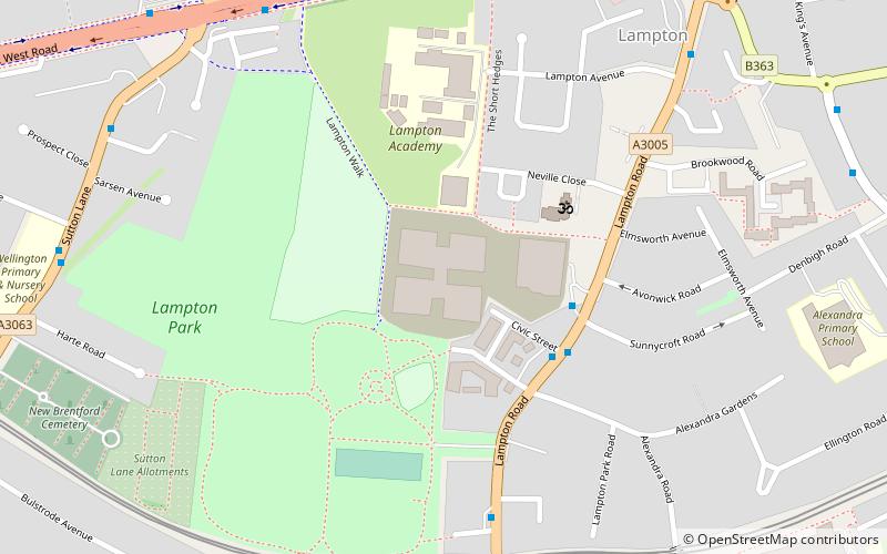 Hounslow Civic Centre location map