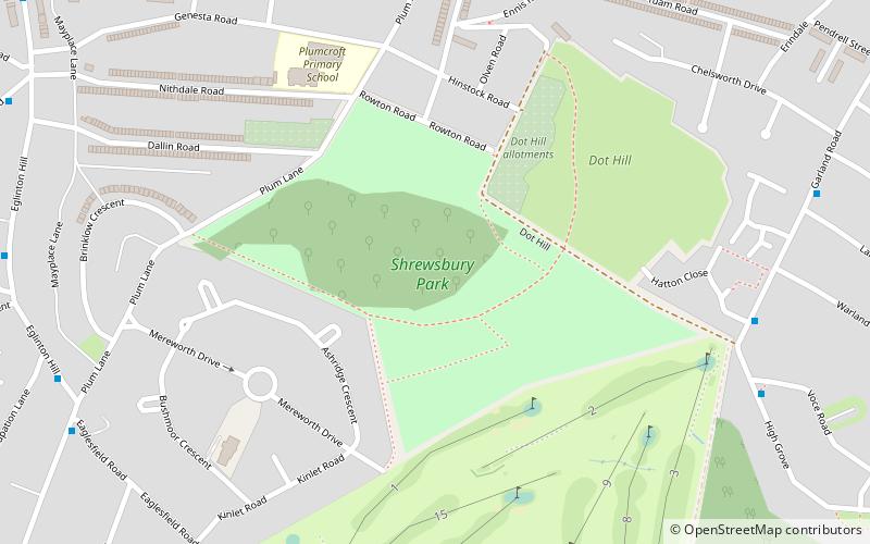 Shrewsbury Park location map