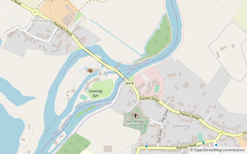 Sonning Bridge location map