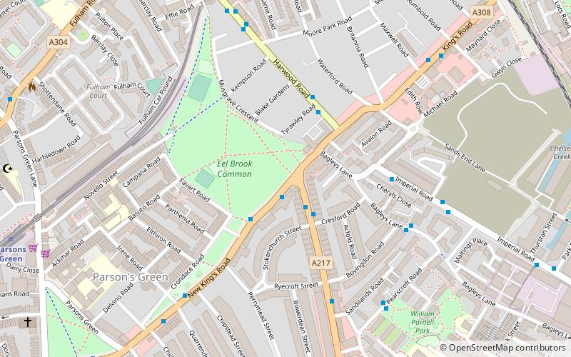Eel Brook Common location map