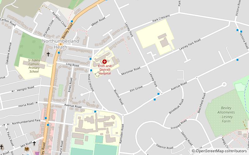 Erith Playhouse location map