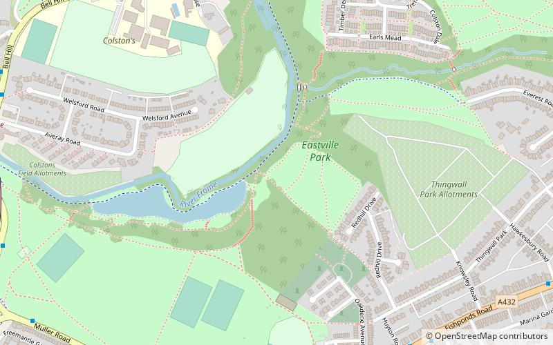 Eastville Park location map