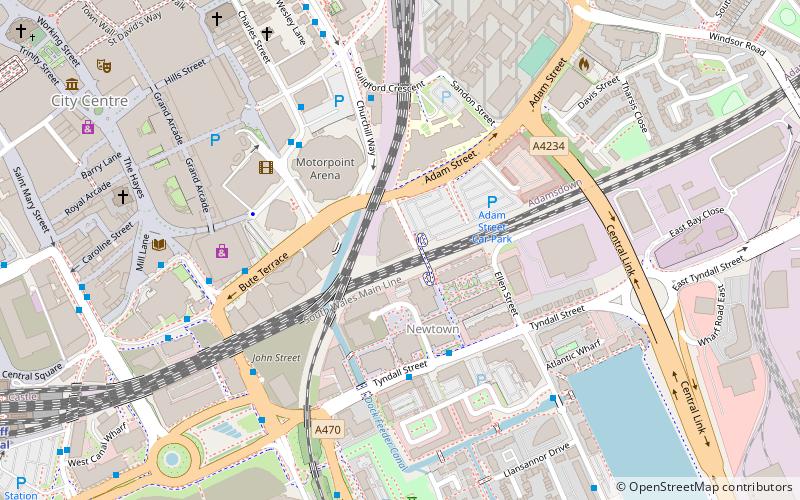 Tŷ Pont Haearn location map