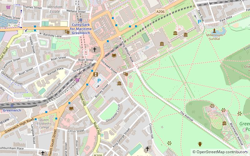Greenwich Theatre location map