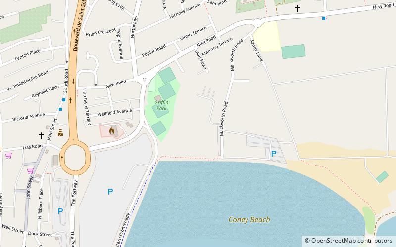 Coney Beach Pleasure Park location map