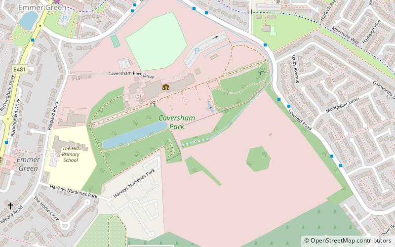 Caversham Park location map