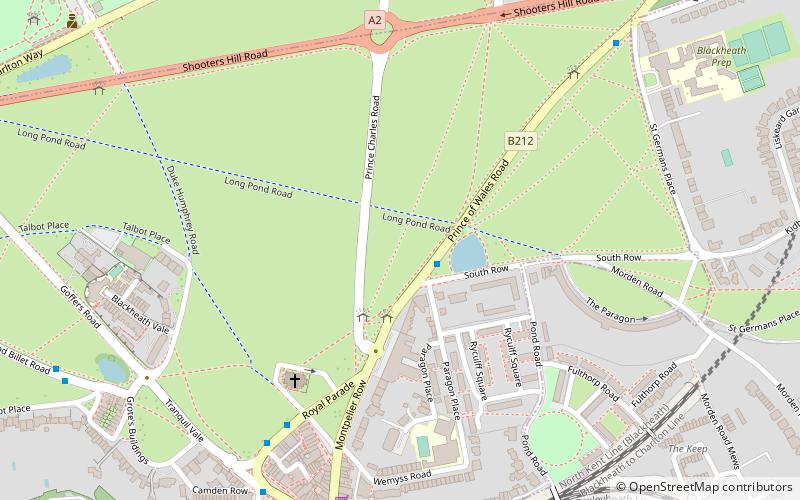 South East London Green Chain location map