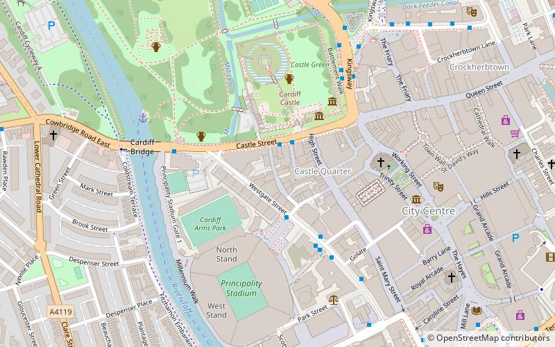 Clwb Ifor Bach location map