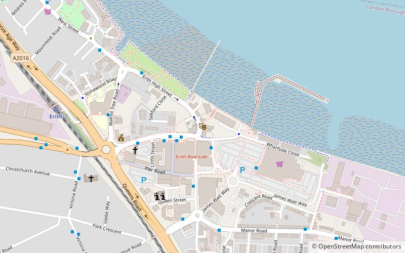 Erith Dockyard location map