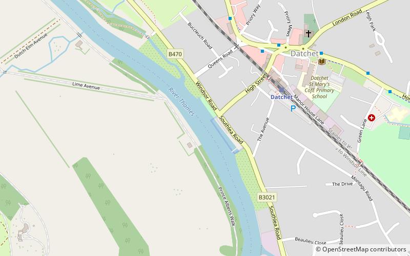 Datchet Bridge location map