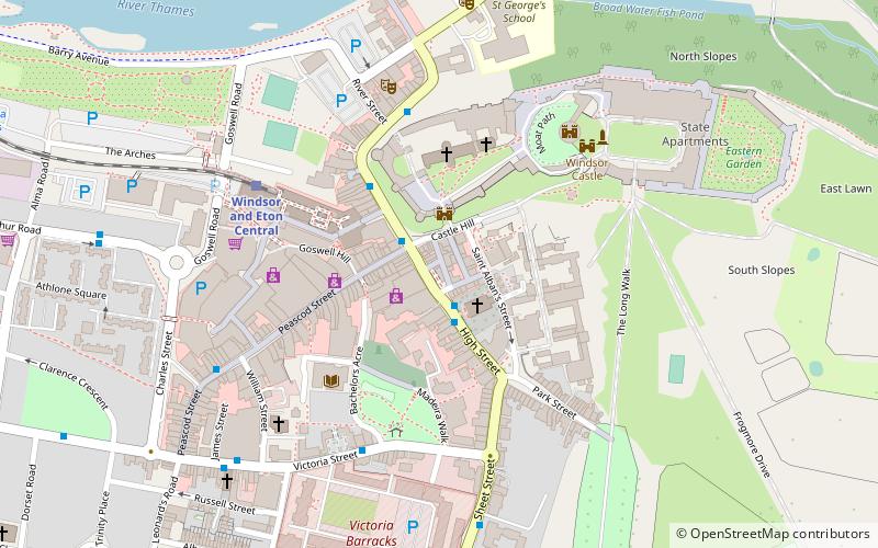 Windsor Guildhall location map