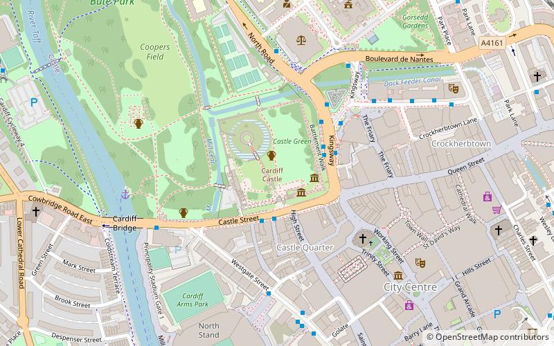 Firing Line: Cardiff Castle Museum of the Welsh Soldier location map