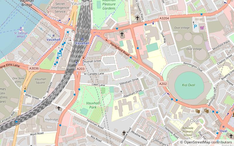 Bonnington Square location map