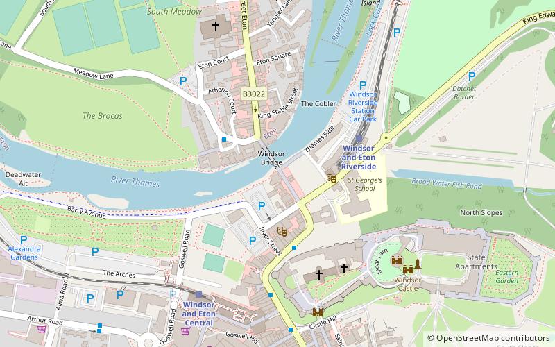 Windsor Bridge location map