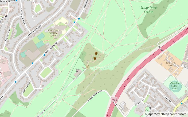 Purdown location map