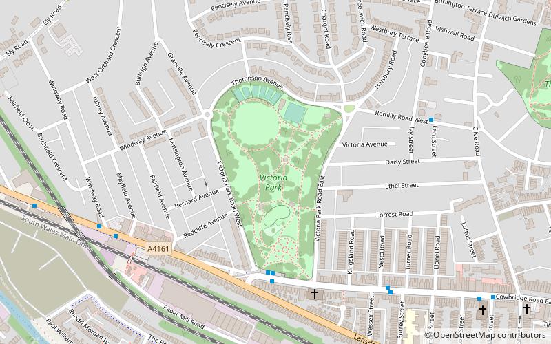 Victoria Park location map