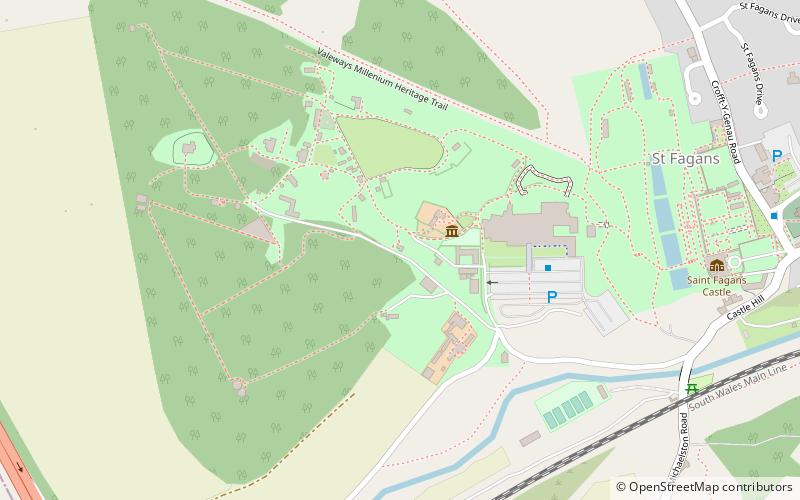 Melin Bompren location map