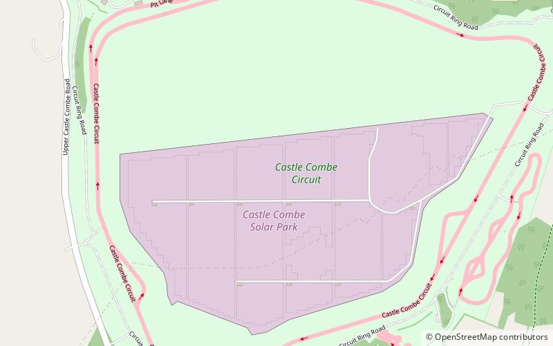 Castle Combe Circuit location map