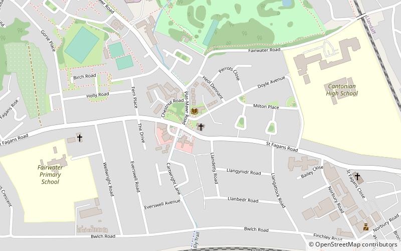 St David's Church location map