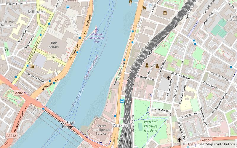 Albert Embankment location map