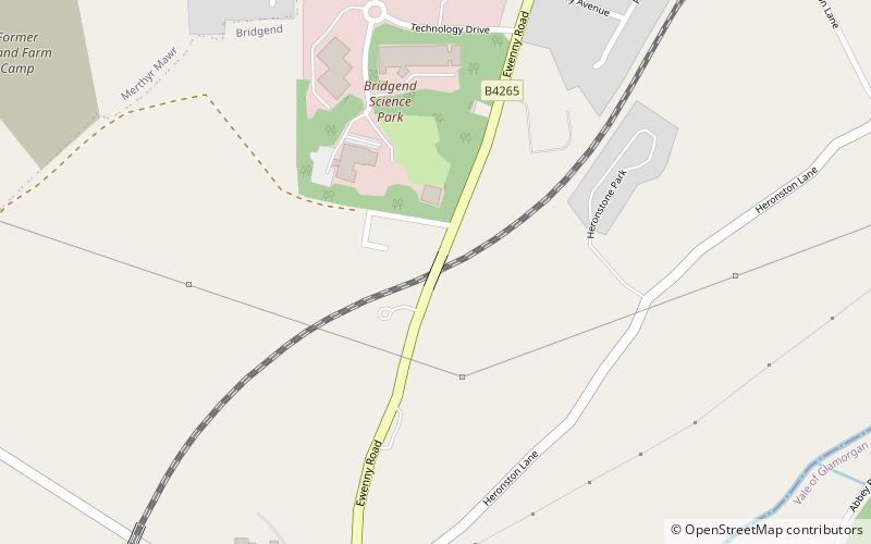 Ewenny Pottery location map