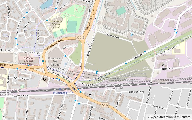 Manor Ground location map