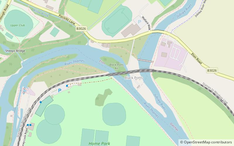 Black Potts Railway Bridge location map