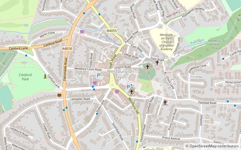 Westbury-on-Trym location map