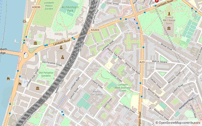 Lambeth Walk location map